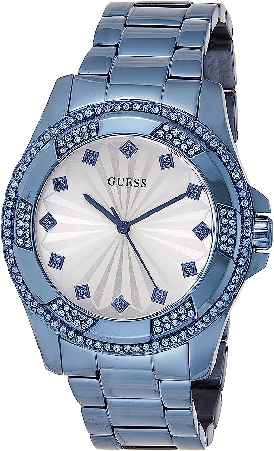 Guess Pinwheel Women's White Dial Stainless Steel Band  Women's Watch  W0702L1 - Dawson Watches