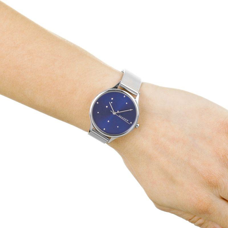 Skagen Anita Blue Crystal Constellation Dial Ladies Watch SKW2391