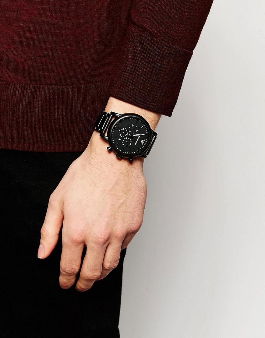 Emporio Armani Classic All Black Men's Watch AR1895