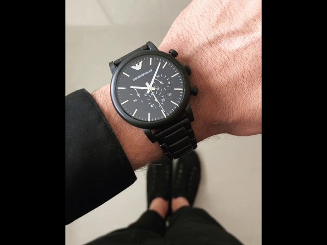 Emporio Armani Classic All Black Men's Watch AR1895