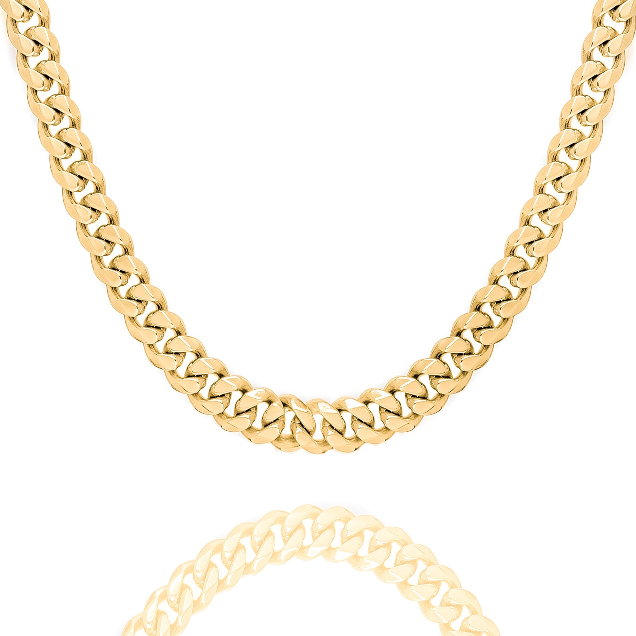 Big Daddy 10MM Cuban Link 18K Gold Chain