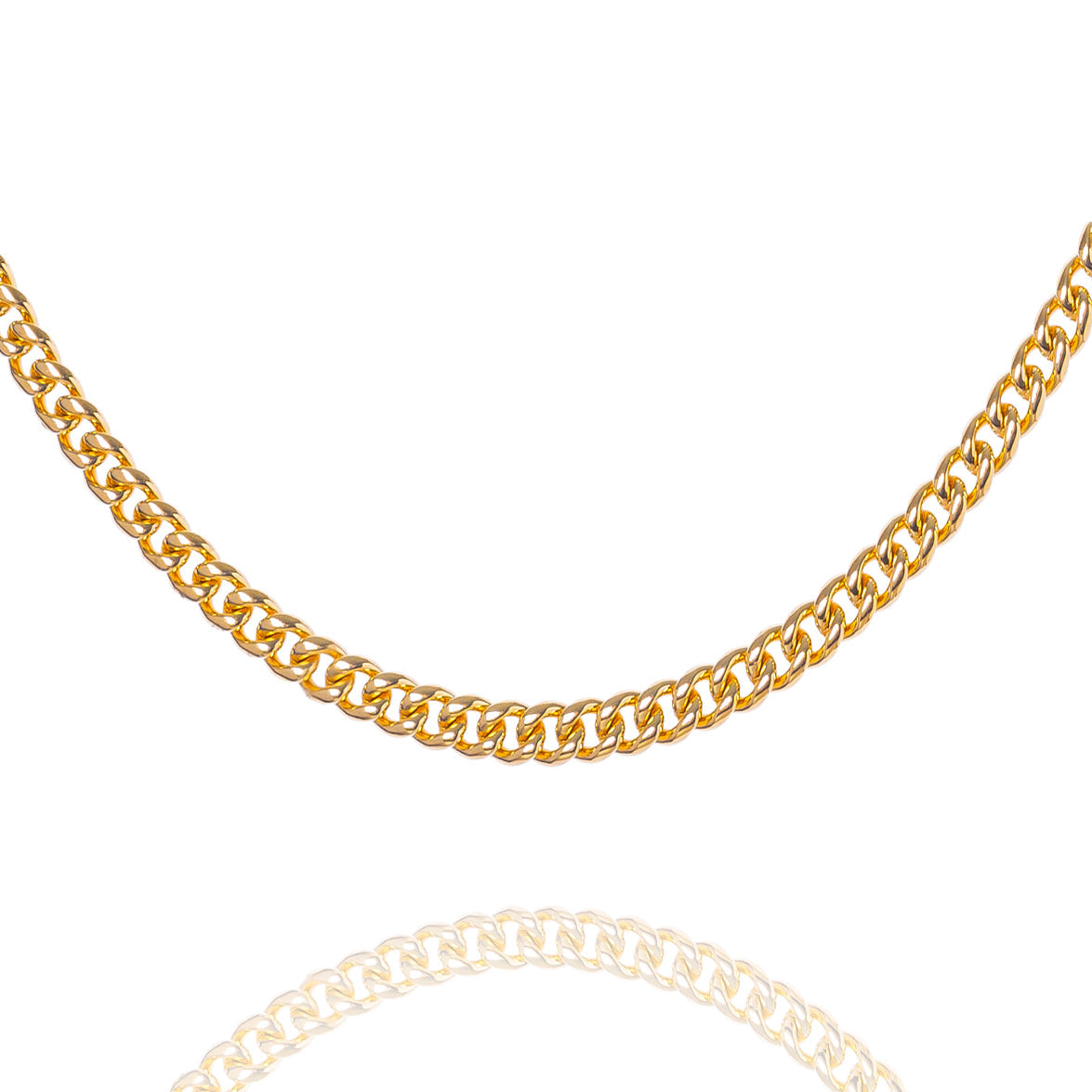 Big Daddy 5MM Cuban Curb 18K Gold Chain