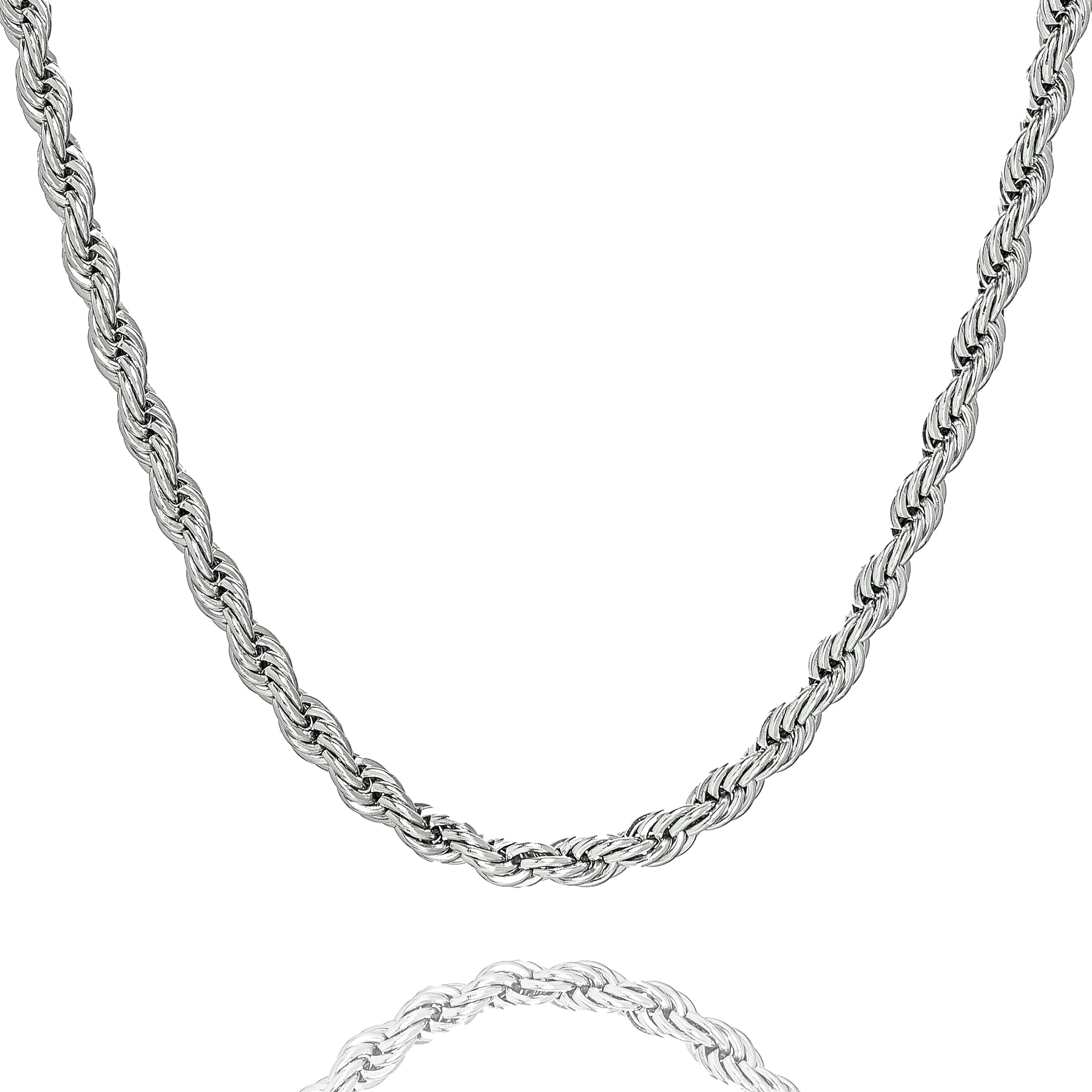 Big Daddy 6MM Silver Steel Rope Chain