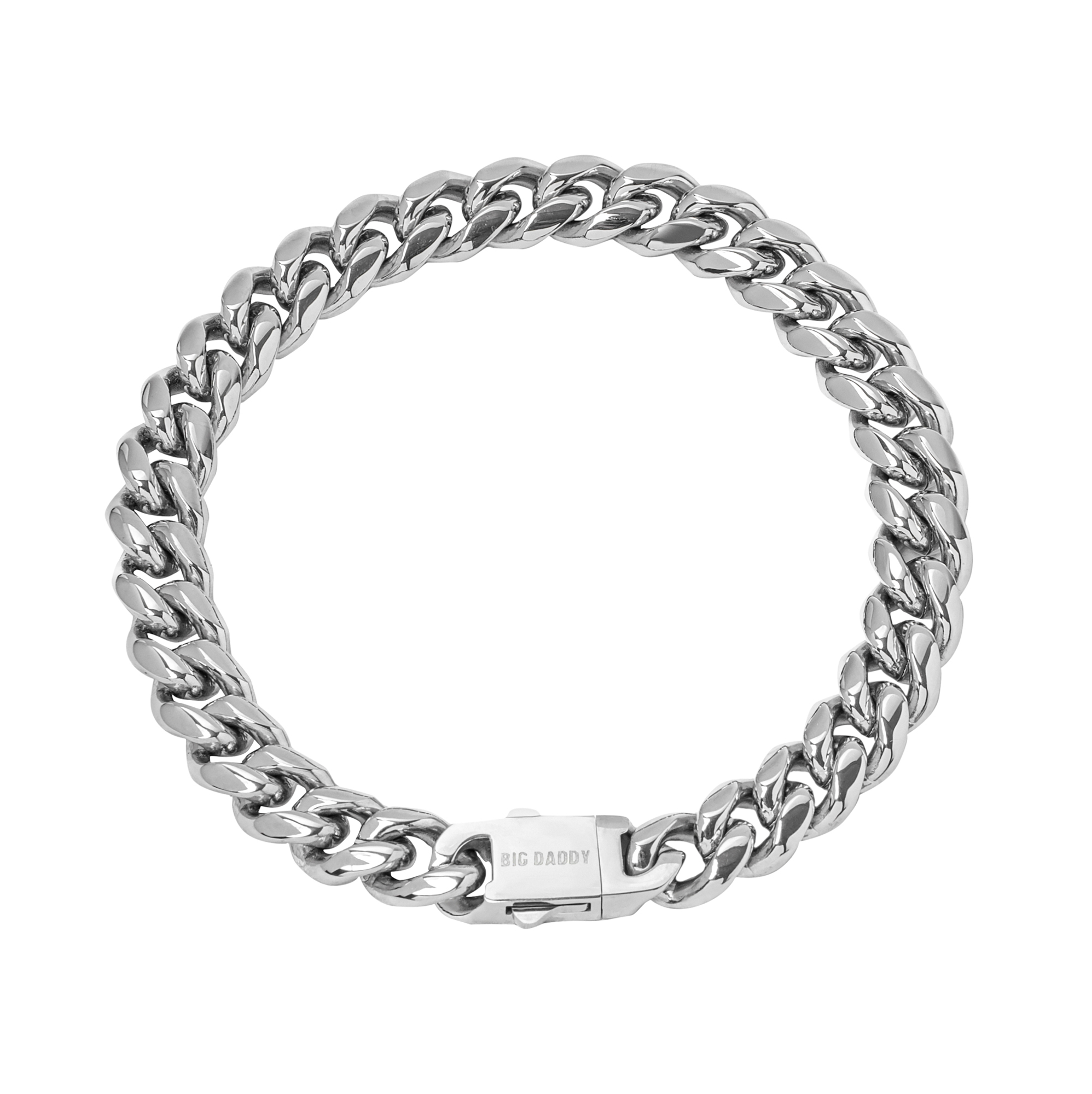 Big Daddy 8MM Cuban Link Stainless Steel Bracelet