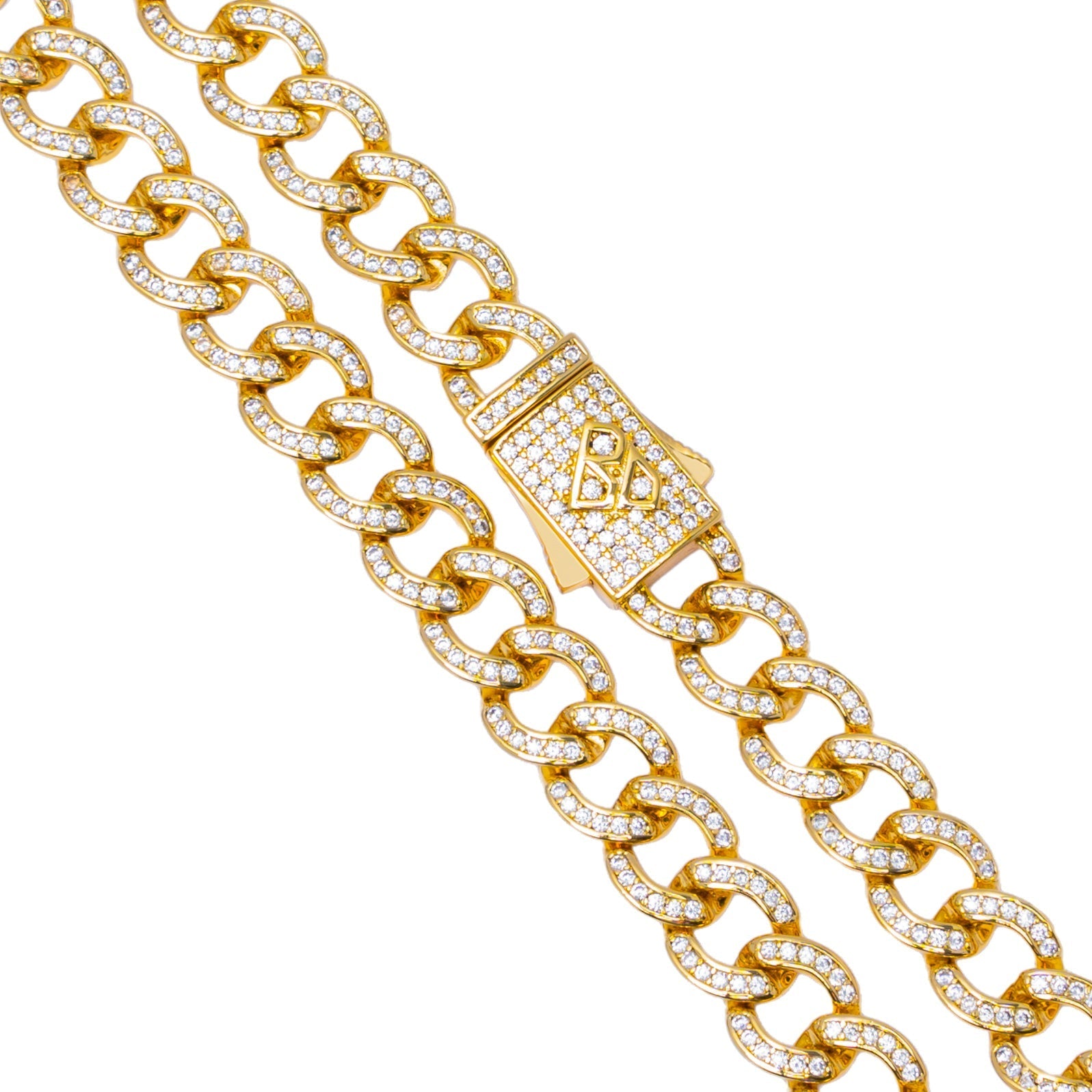 Big Daddy 8MM Iced Cuban Gold Chain