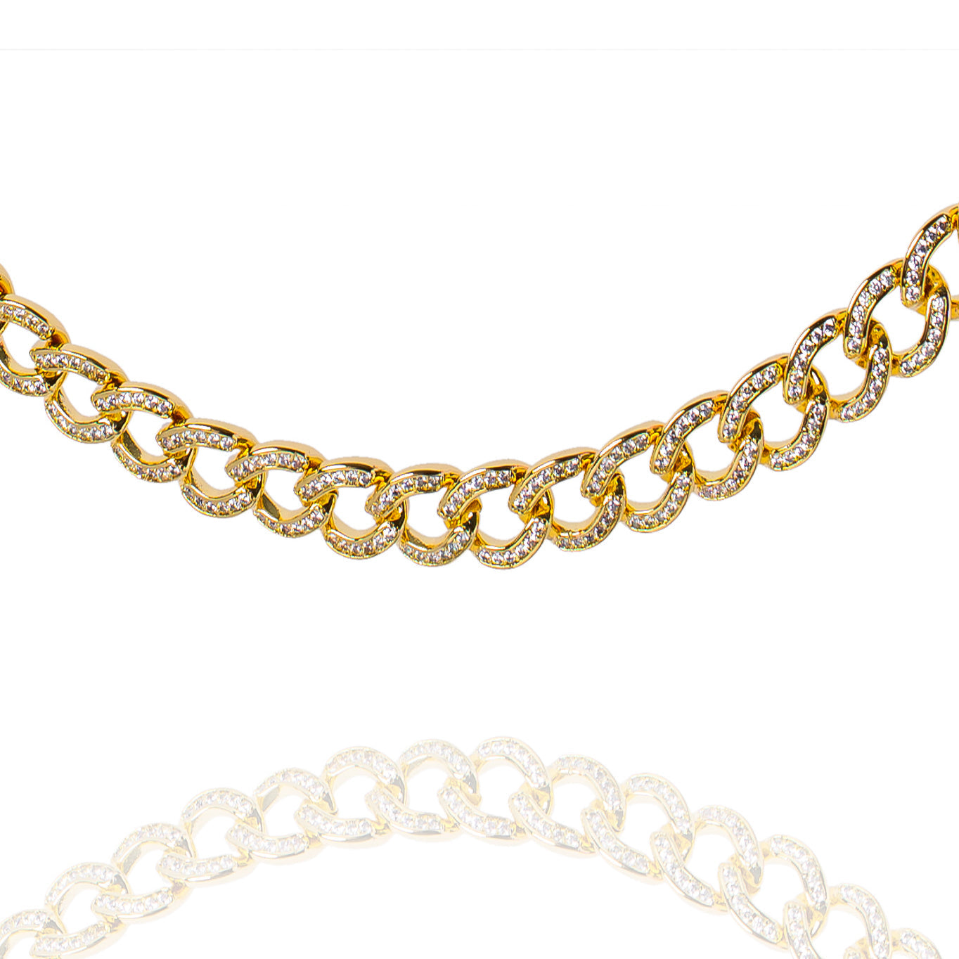 Big Daddy 8MM Iced Cuban Gold Chain