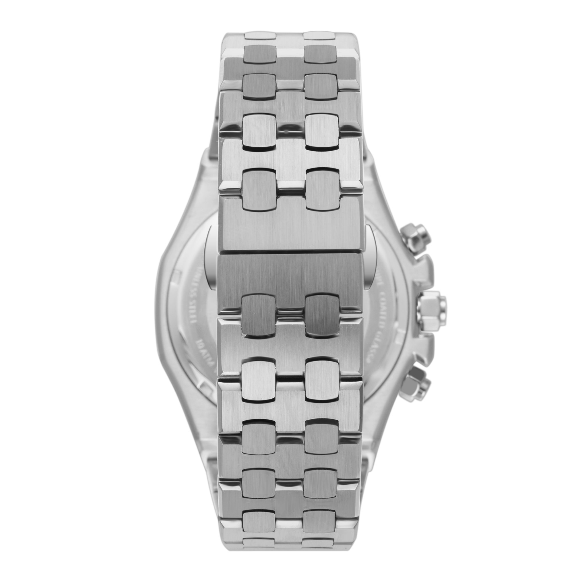 Beverly Hills Polo Club Dual Time Multifunction Blue Dial Silver Watch BP3051X.391