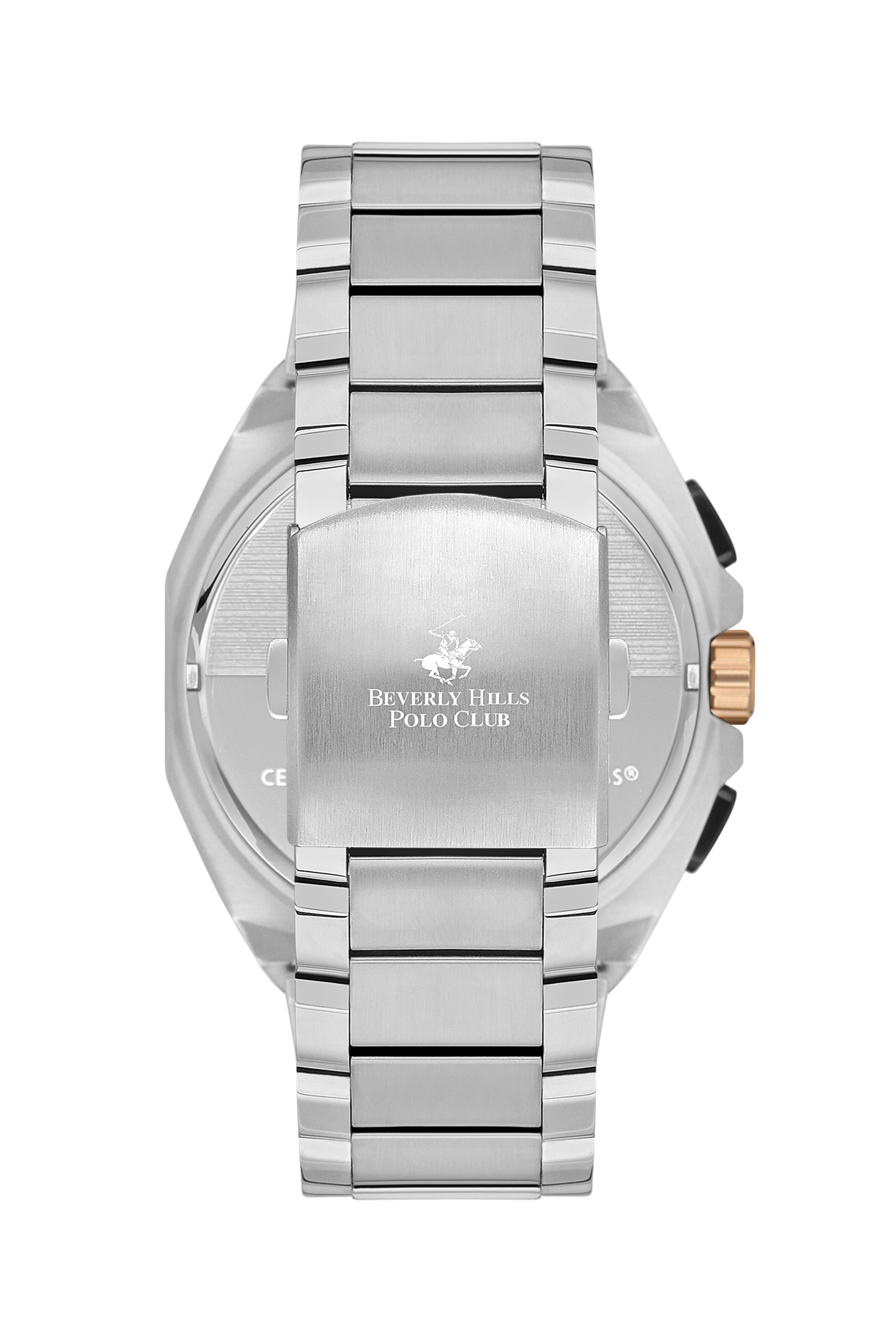 BEVERLY HILLS POLO CLUB Men’s Stainless Steel Quartz Watch – BP3537X.550