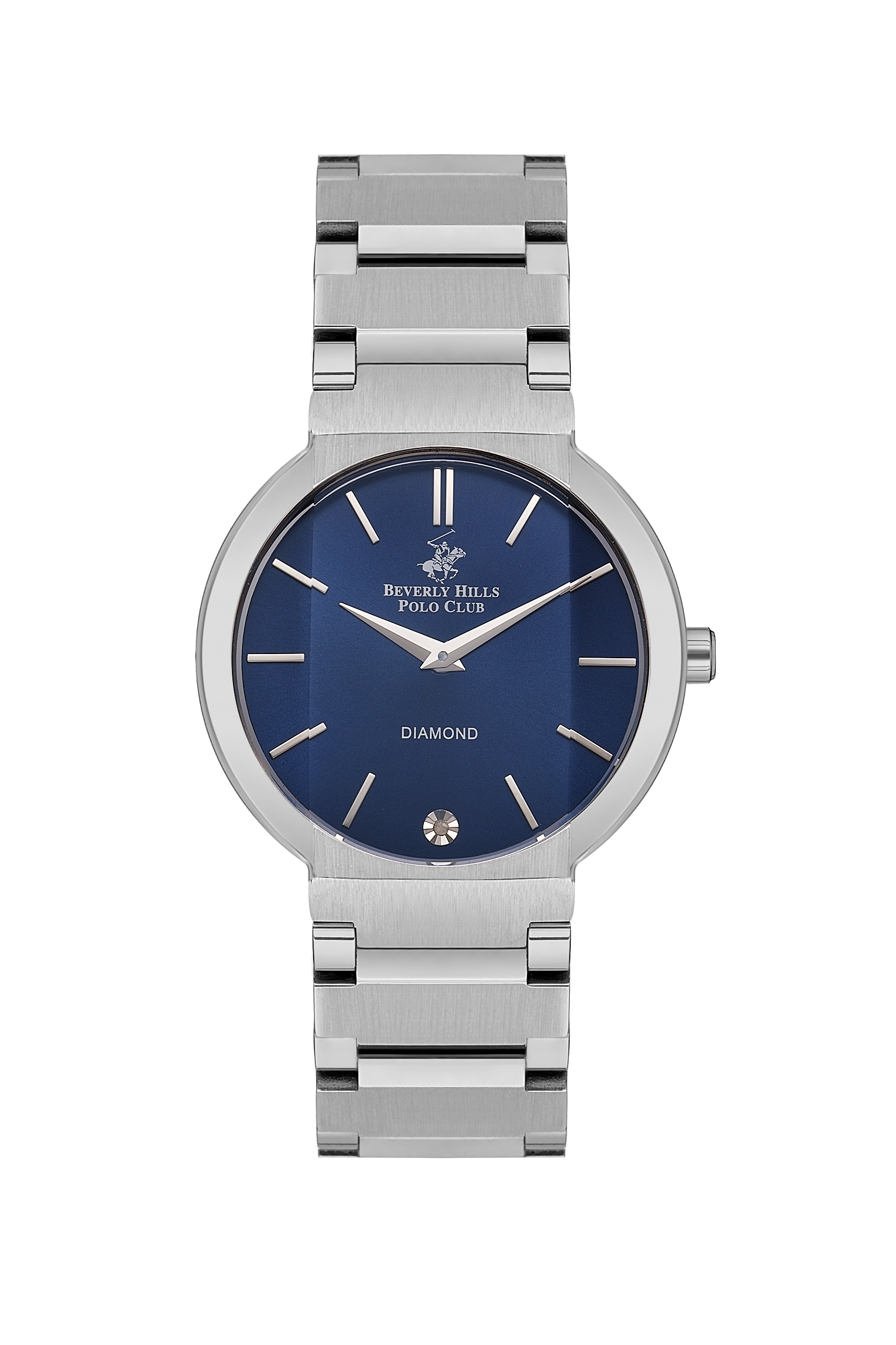 BEVERLY HILLS POLO CLUB Women’s Stainless Blue Dial Diamond Watch – BP3568X.390