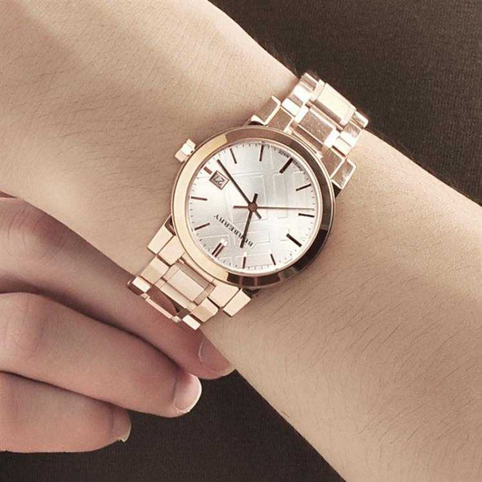 Burberry Women’s Swiss Made Stainless Steel White Dial Women's Watch BU9104 - Dawson Watches #3