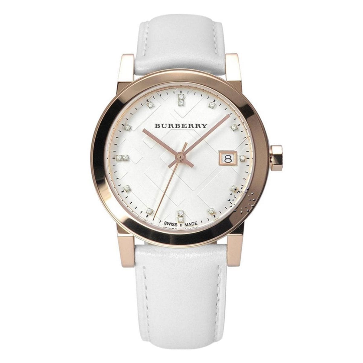 Burberry Ladies The City Leather Diamond Women's Watch  BU9130 - Dawson Watches