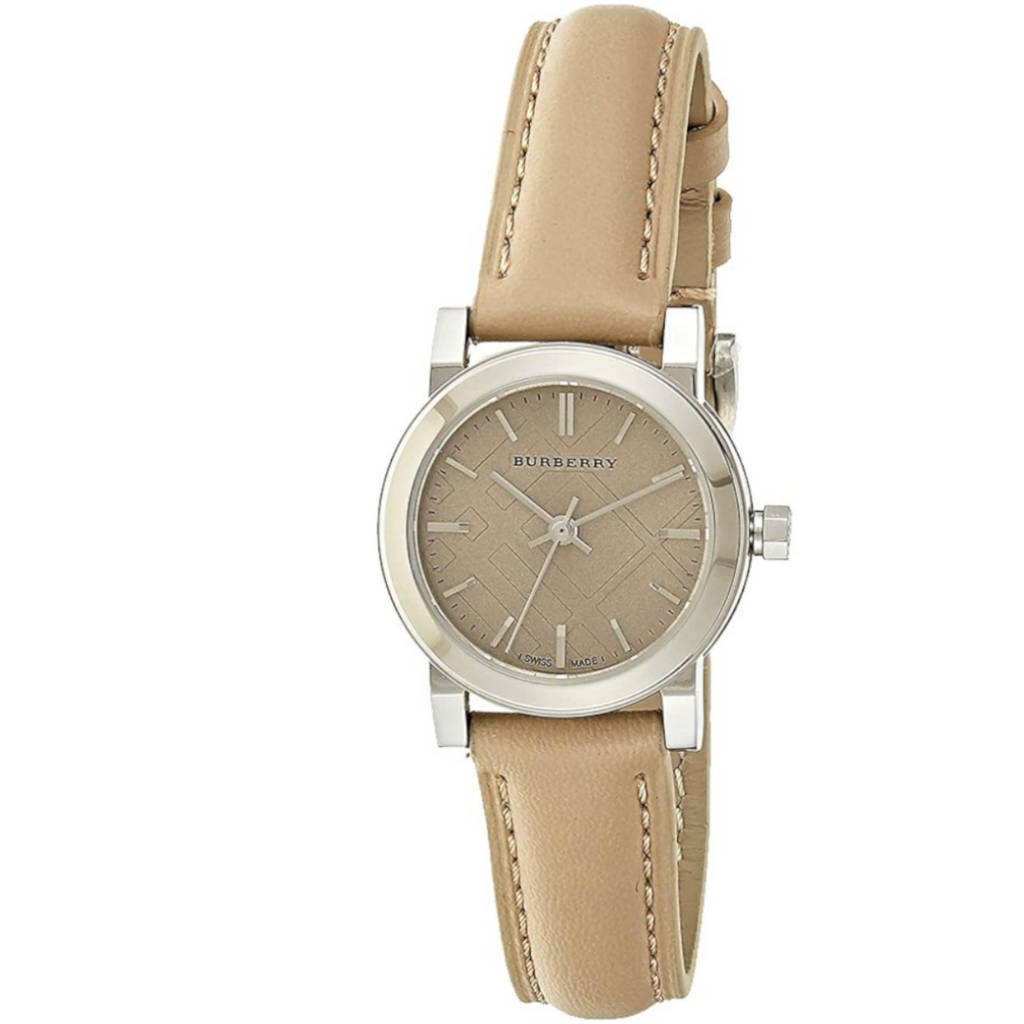 Burberry The City Beige Leather Strap Quartz Women's Watch  BU9207 - Dawson Watches