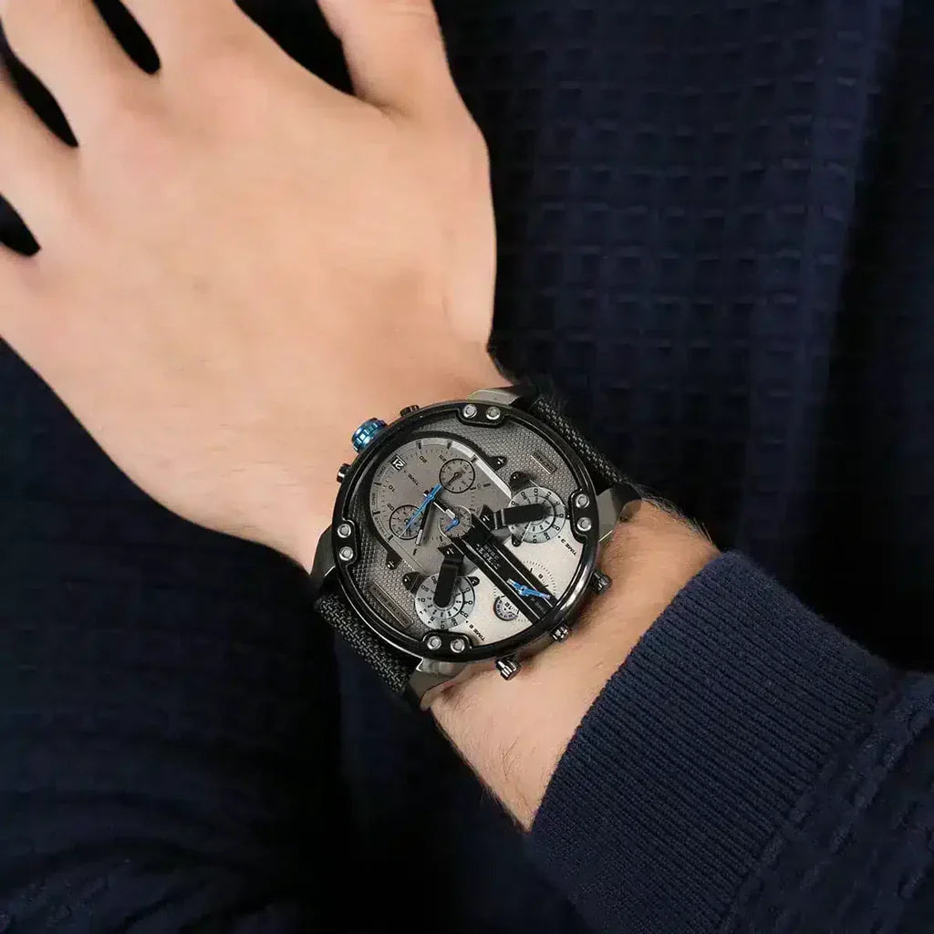 Diesel Mr. Daddy 2.0 Chronograph Fabric Strap Men's Watch DZ7420