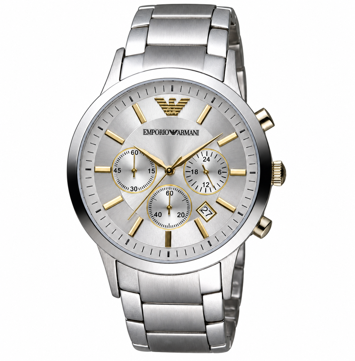 Emporio Armani Renato Chronograph Grey Dial Men's Watch AR11047