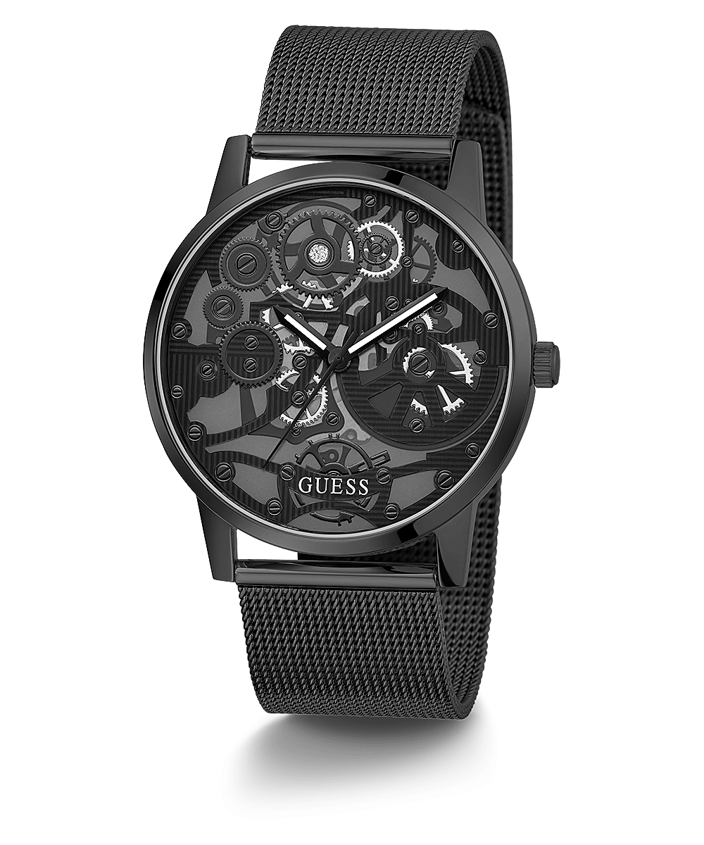 Guess Black Case Mesh Strap Men's Watch GW0538G3