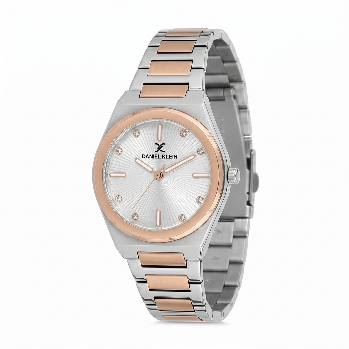 Daniel Klein Premium Three Hand Two Tone Women's Watch - DK.1.13900-6