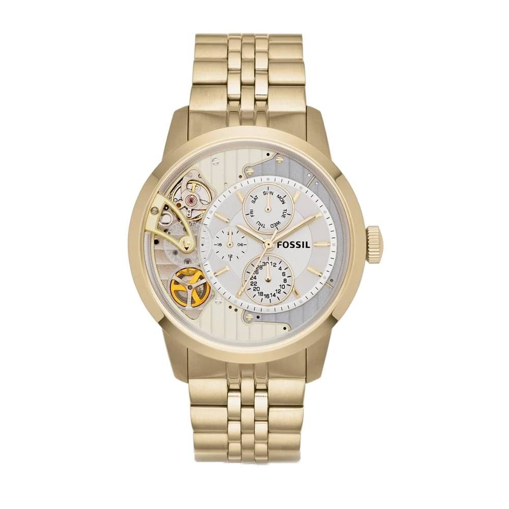 Fossil Multi-Function Exposed Gold Tone Men's Watch ME1137