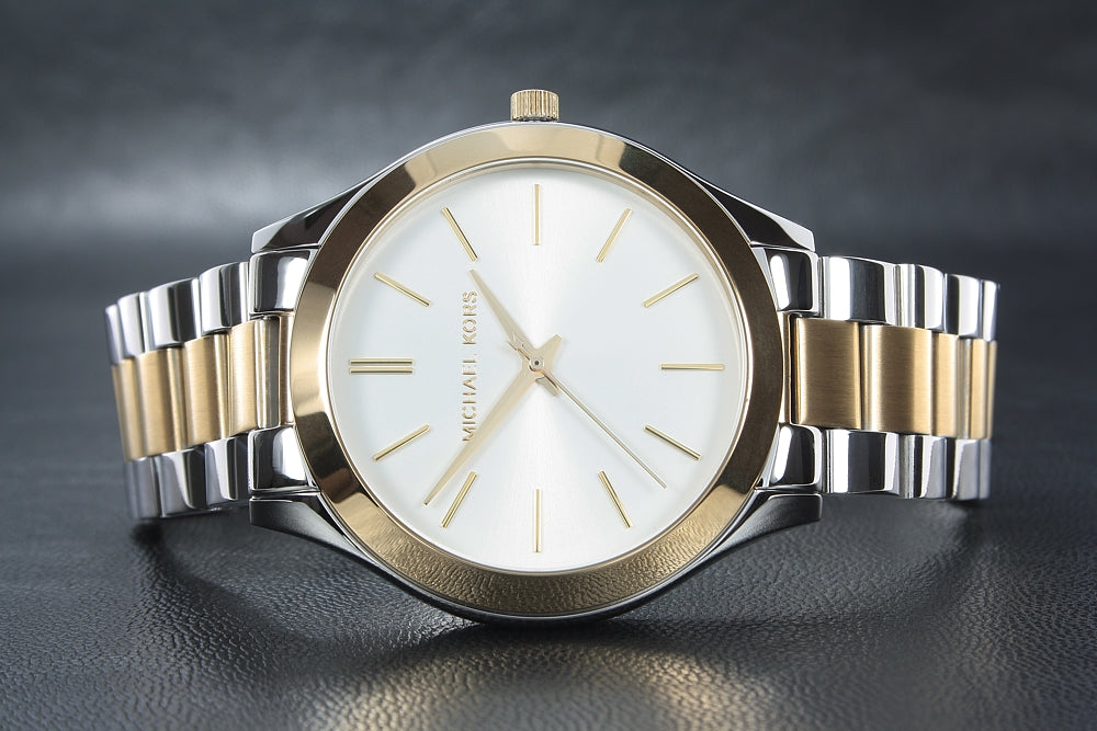 Michael Kors Slim Runway Two-tone Unisex Watch MK3198