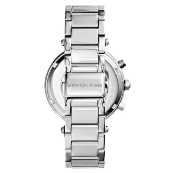 Michael Kors Parker Blue Dial Stainless Steel Ladies Watch MK6104