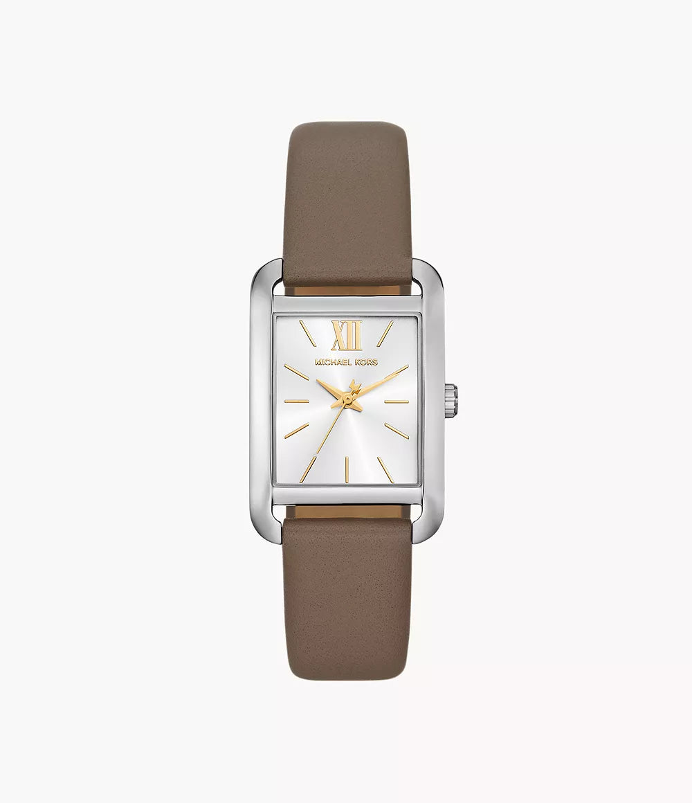 Michael Kors Three-Hand Dusk Leather Watch - MK01030 mk01030 - Image 1