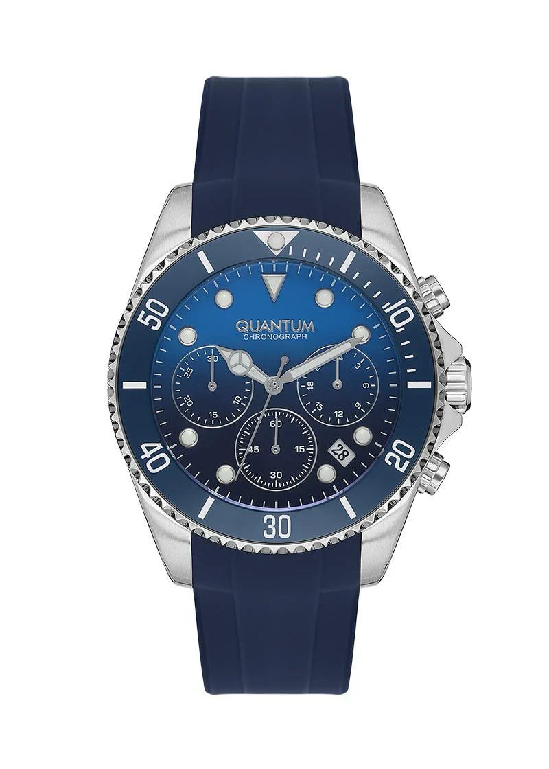 Quantum Men's Blue Dial Chronograph Watch – PWG1099.399