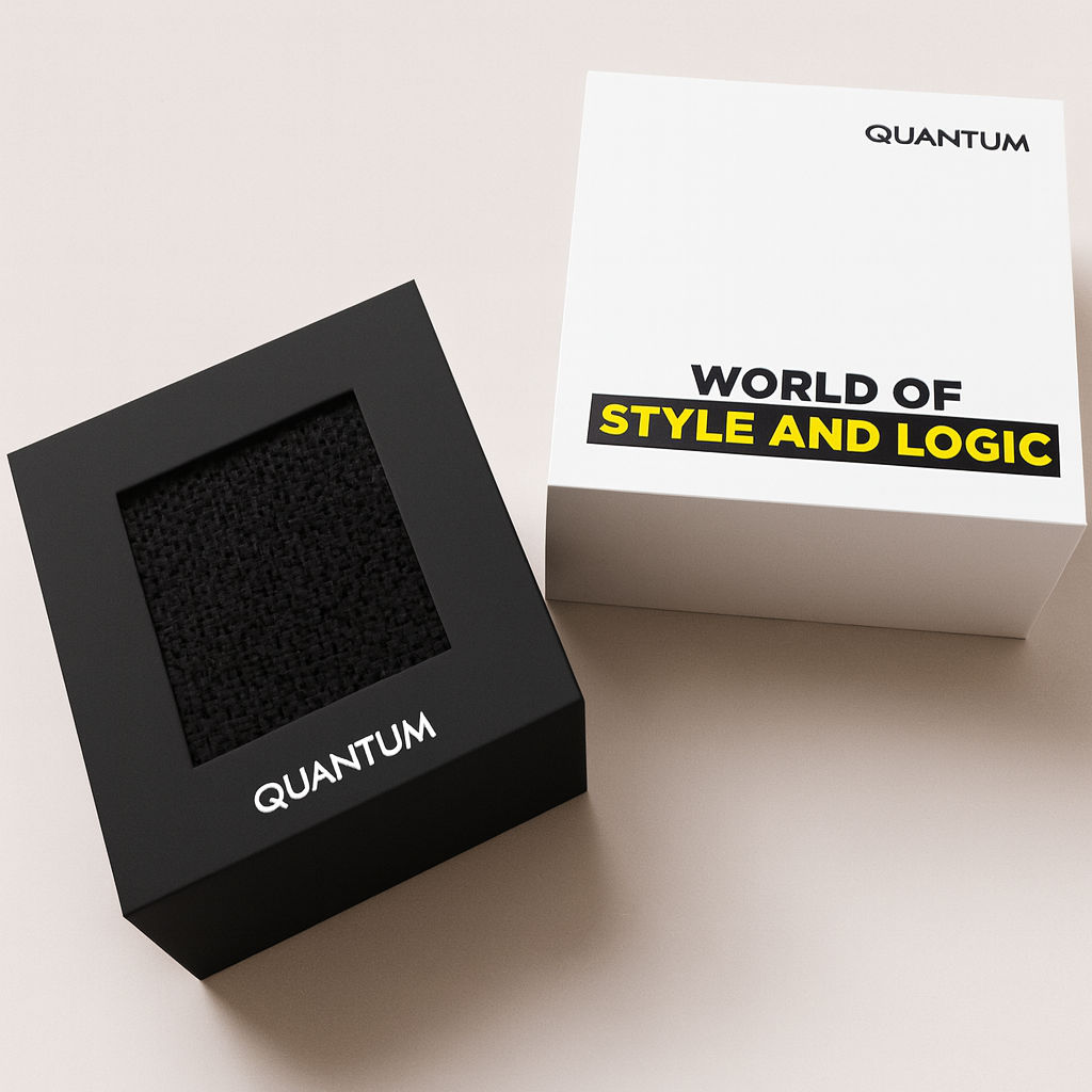 Quantum Black Dial Chronograph Watch – HNG1033.658