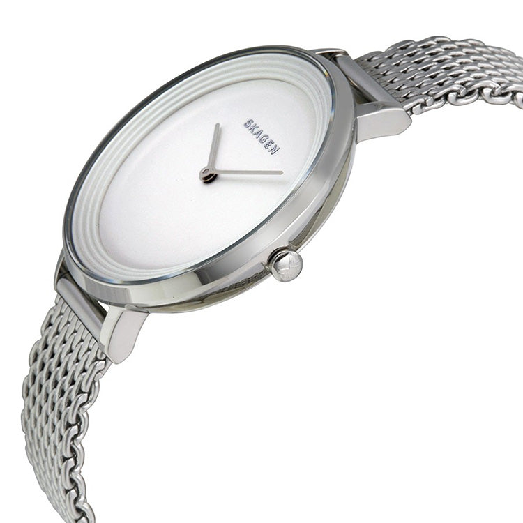 Skagen Ditte Silver Mesh Ladies Watch SKW2332