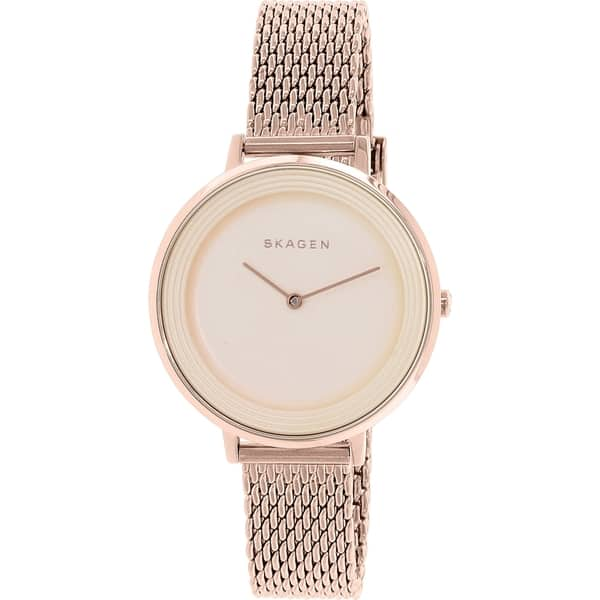 Skagen Ditte Rose Gold Mesh Ladies Watch SKW2334