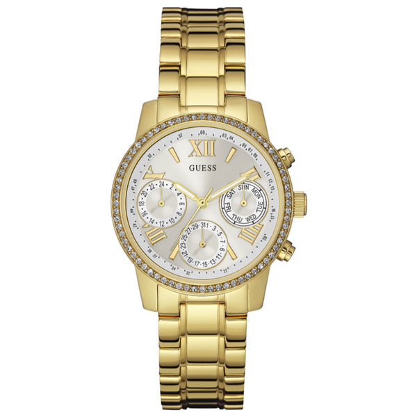 Guess Mini Sunrise Diamond All Gold Ladies Watch W0623L3