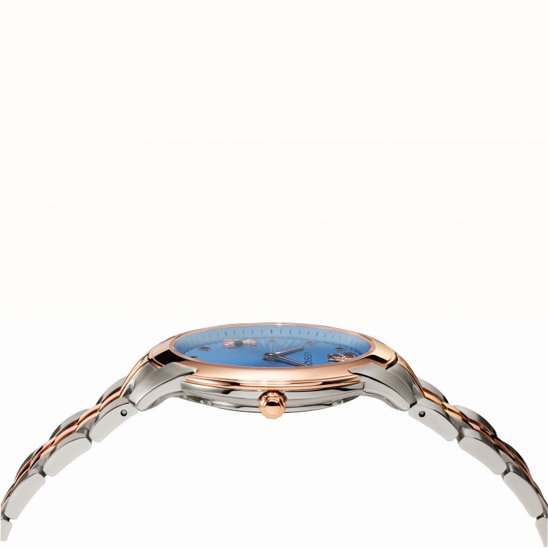 Versace Audrey Quartz Blue Dial Ladies Watch VELR00619