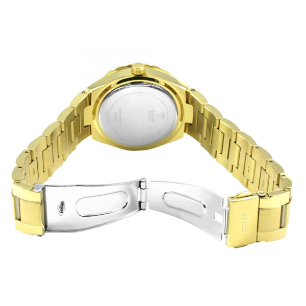 Guess Sparkling Hi-Energy Gold-Tone Women Watch W0111L2