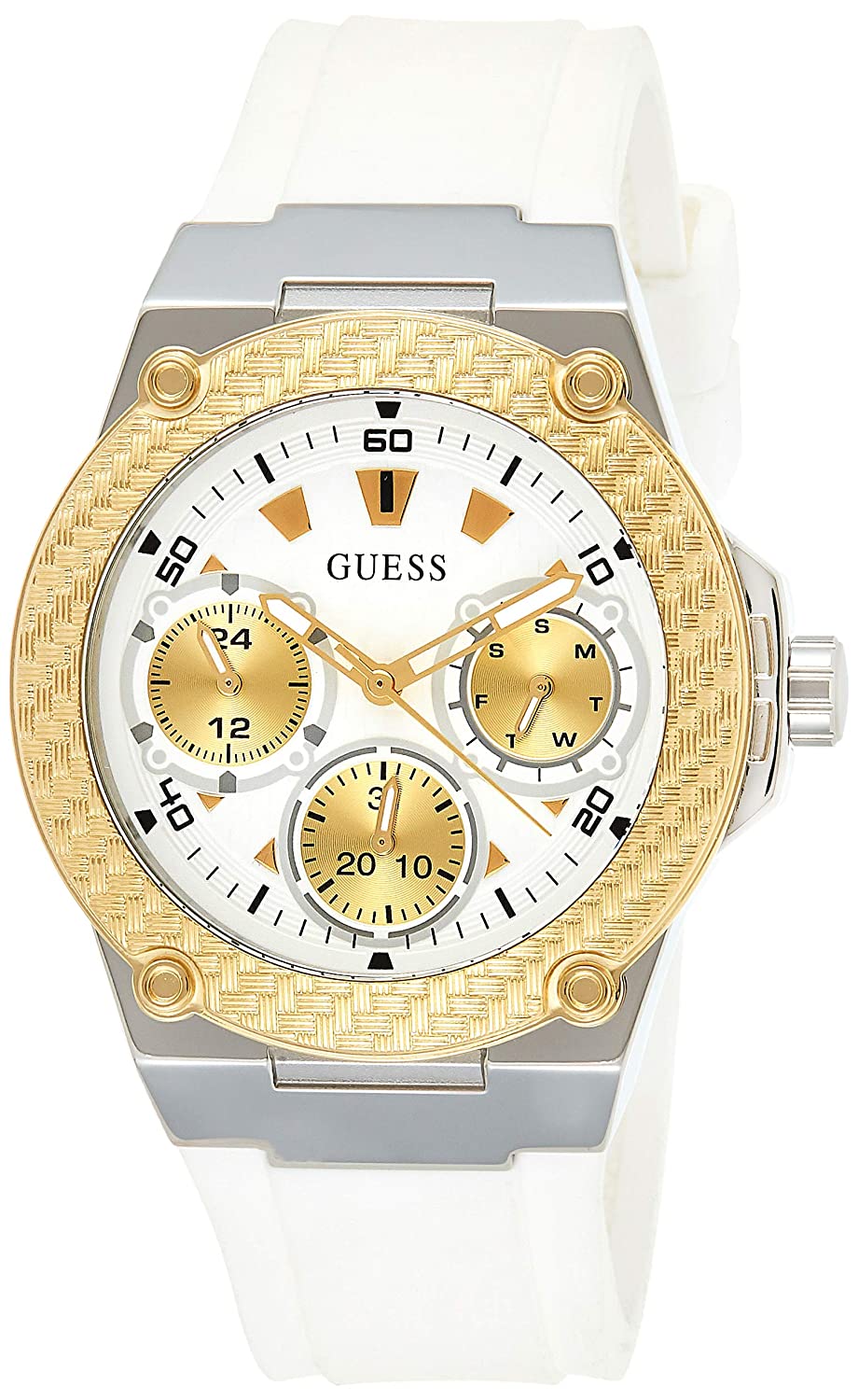 Guess Zena Analog White Dial Women's Watch W1094L1