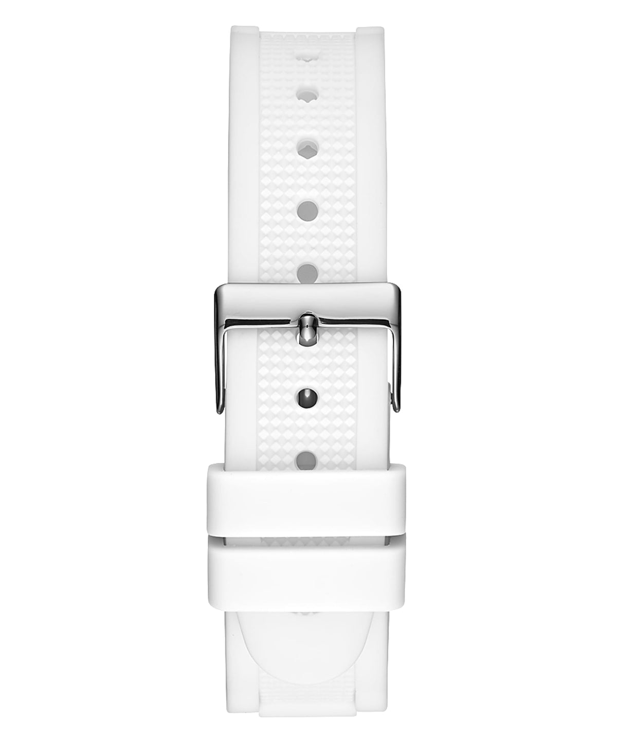 Guess Women's Analog Casual White Silicone Strap Women's Watch W1234L1 - Dawson Watches #3