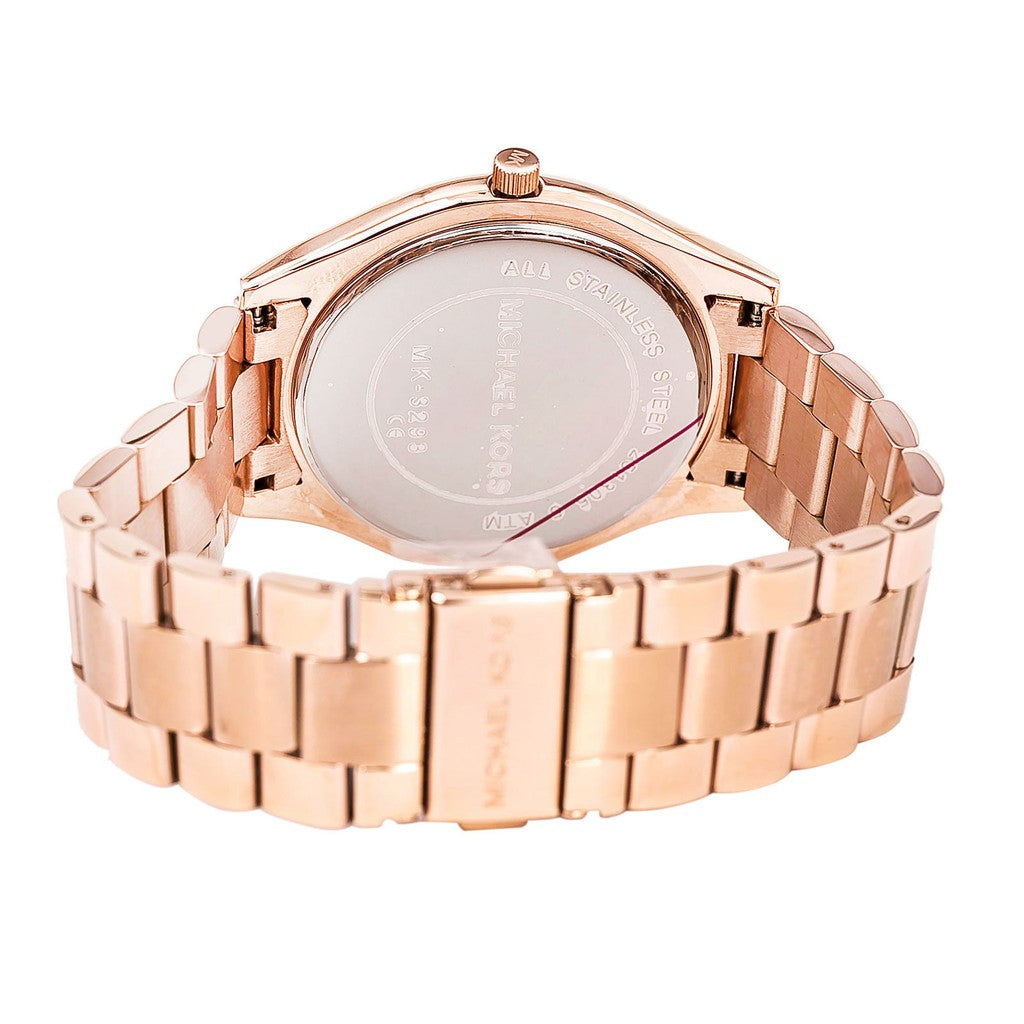 Michael Kors Slim Runway Rose Gold-tone Stainless Steel Ladies Watch MK3293