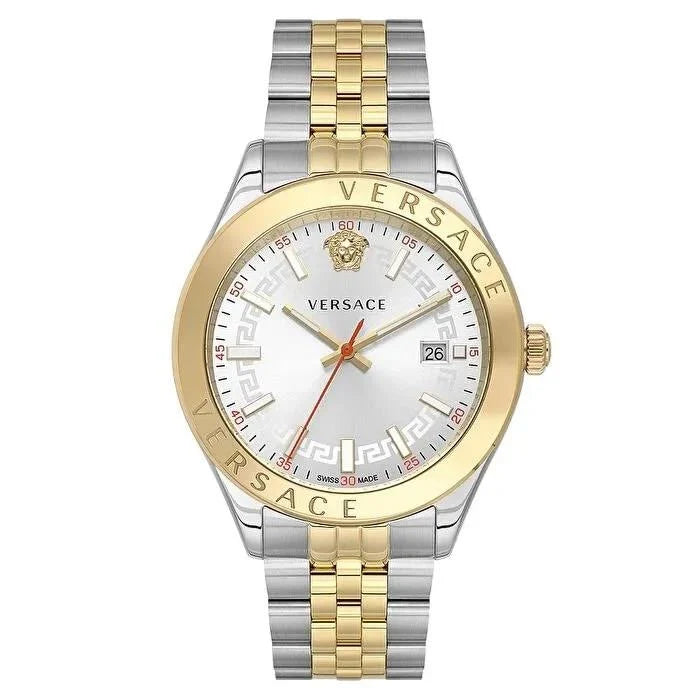 Versace Hellenyium Two-Tone Swiss Movement Date Watch - VEVK01121