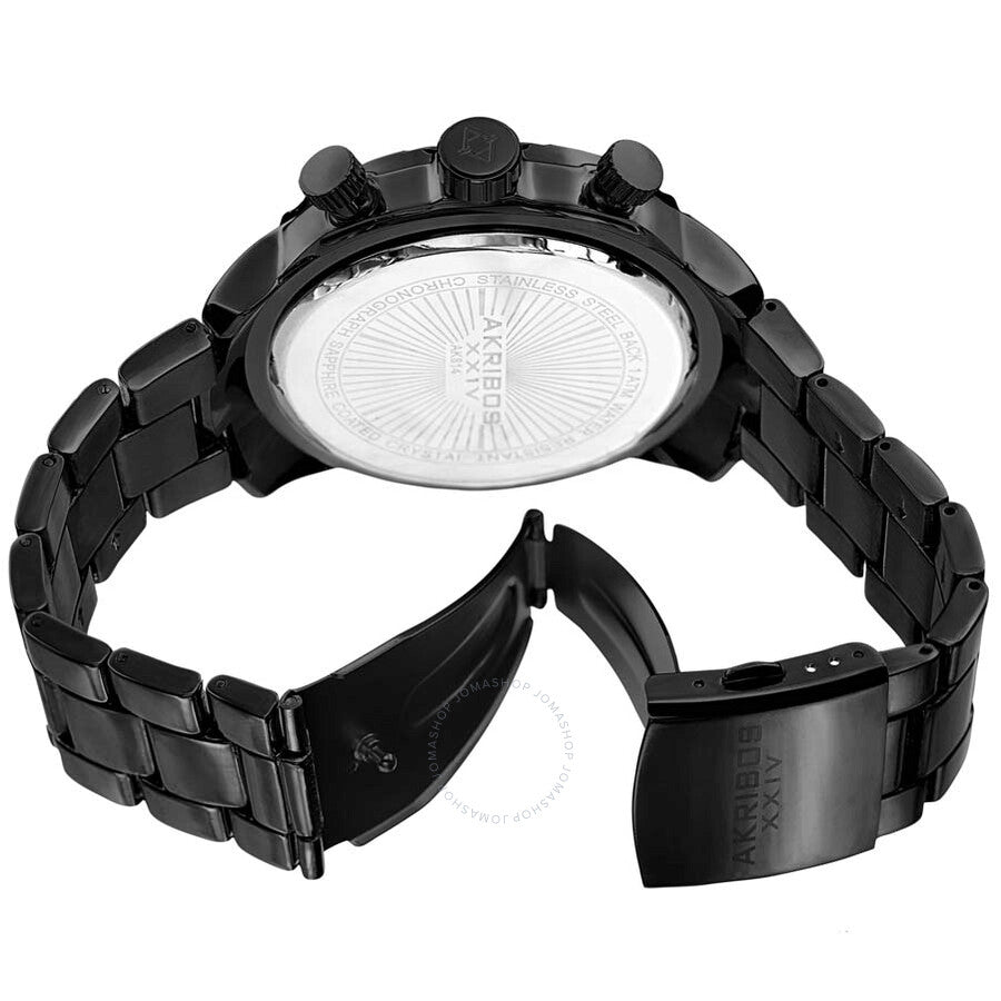 Akribos XXIV Chronograph Black Dial Men's Watch AK814BK - Dawson Watches #3