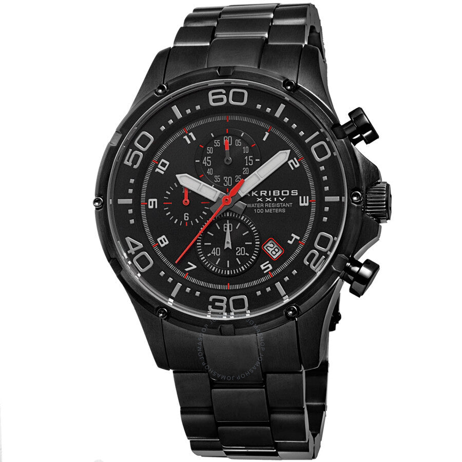 Akribos XXIV Black Men's Watch AK663BK - The Watches Men & Co