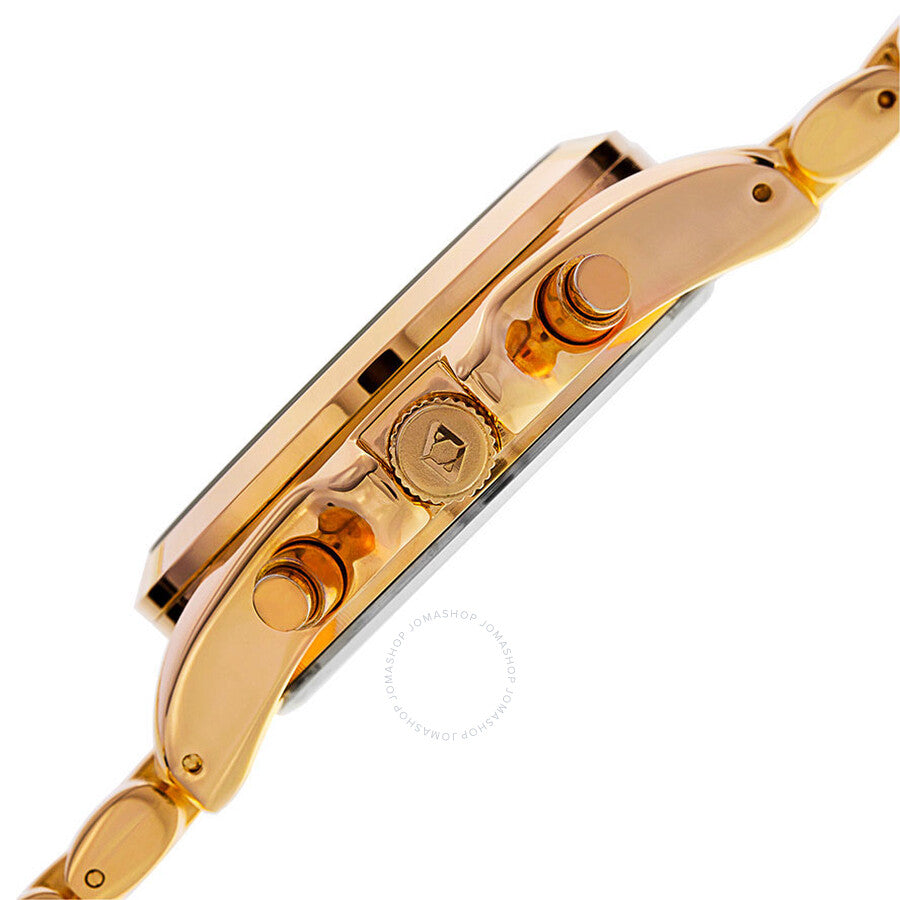 Akribos XXIV Multi-Function Blue Dial Yellow Gold-tone Ladies Watch AK760YGTQ - Dawson Watches #4