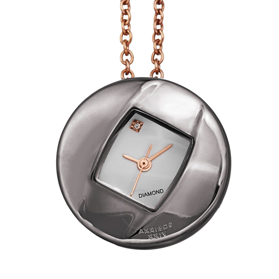 Akribos XXIV Diamond White Dial Ladies Watch AK1053GN - Dawson Watches