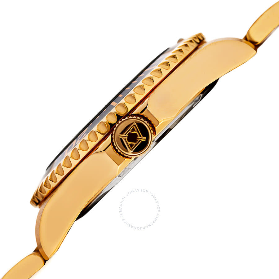 Akribos XXIV Extremis Quartz Gold Dial Men's Watch P50172 - Dawson Watches #3