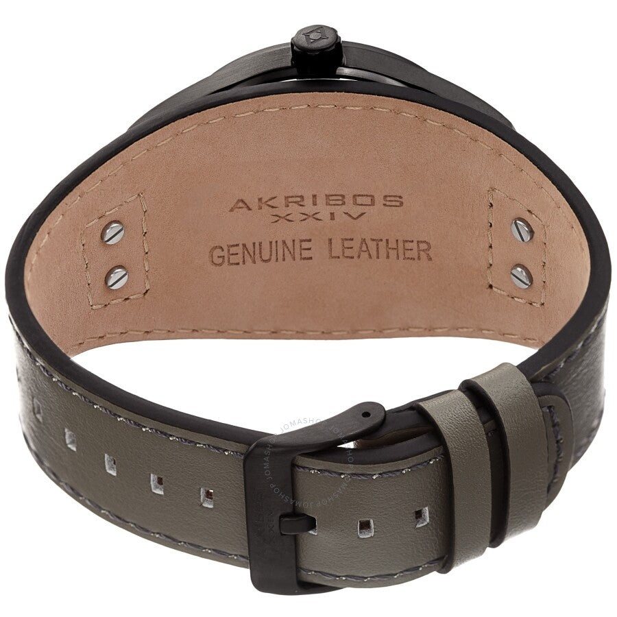 Akribos XXIV Quartz Grey Dial Men's Watch AK1024GN - Dawson Watches #4