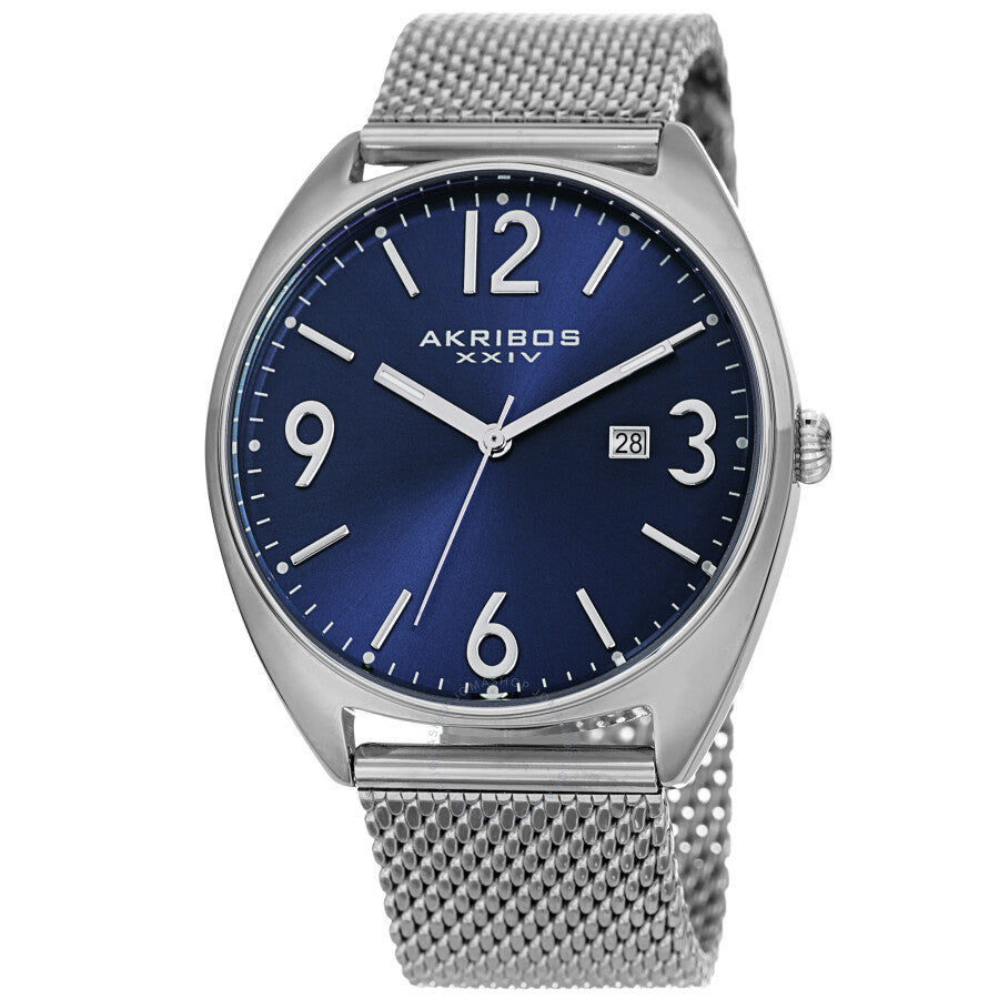 Akribos XXIV Quartz Blue Dial Men's Watch AK1026BU - Dawson Watches