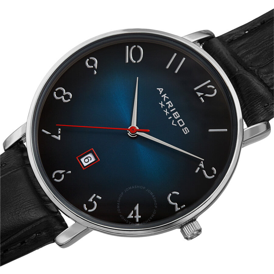 Akribos XXIV Quartz Blue Dial Men's Watch AK1077TQ - Dawson Watches #2