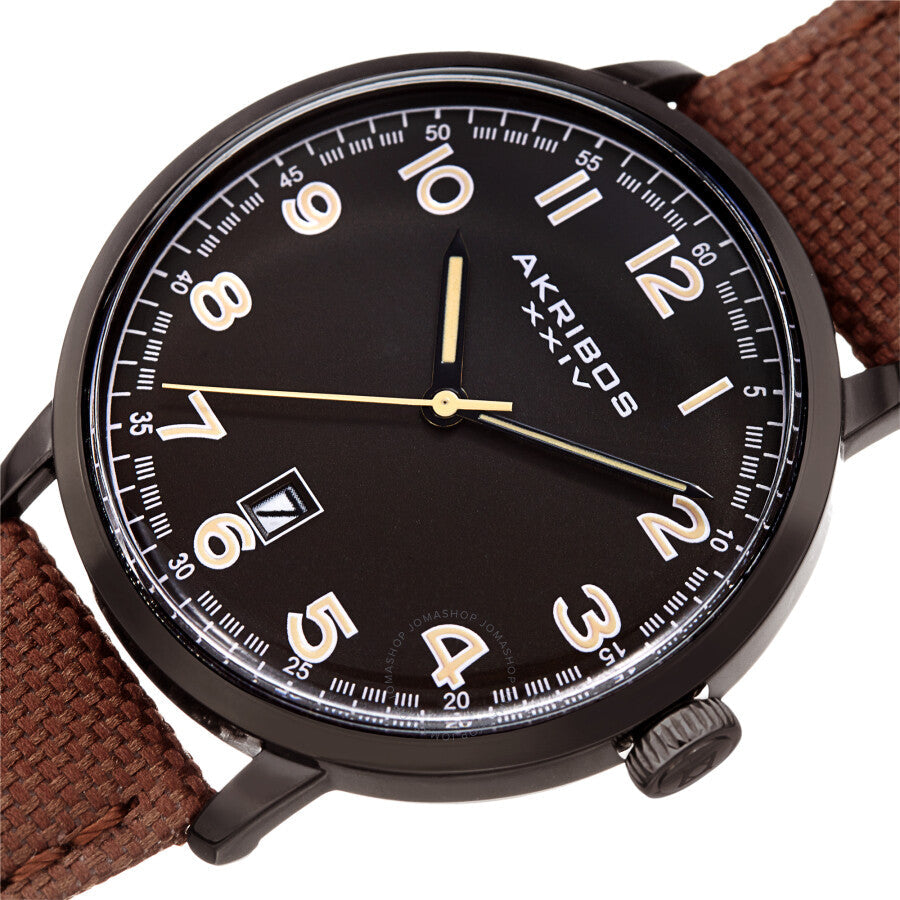Akribos XXIV Quartz Brown Dial Men's Watch AK1025BKBR - Dawson Watches #2