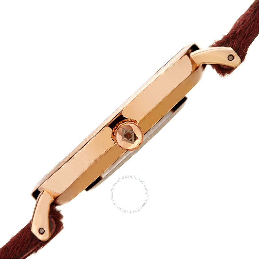 Akribos XXIV Quartz Red Dial Red Leather Ladies Watch AK1081RD - Dawson Watches #3