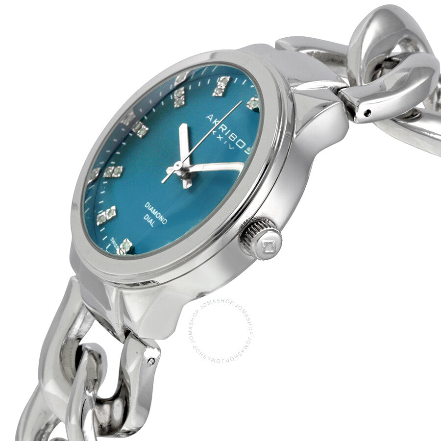 Akribos XXIV Silver-tone Base metal Ladies Watch AK759SSTQ - Dawson Watches #2