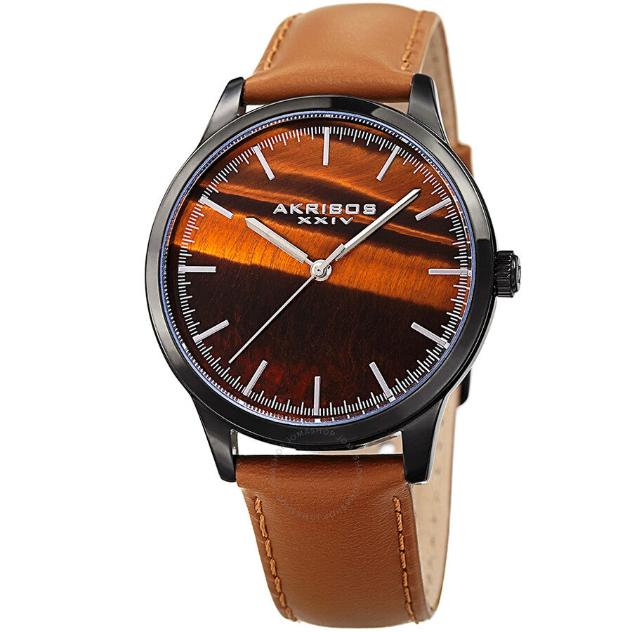 Akribos XXIV Trek Quartz Brown Dial Men's Watch P50160 - Dawson Watches