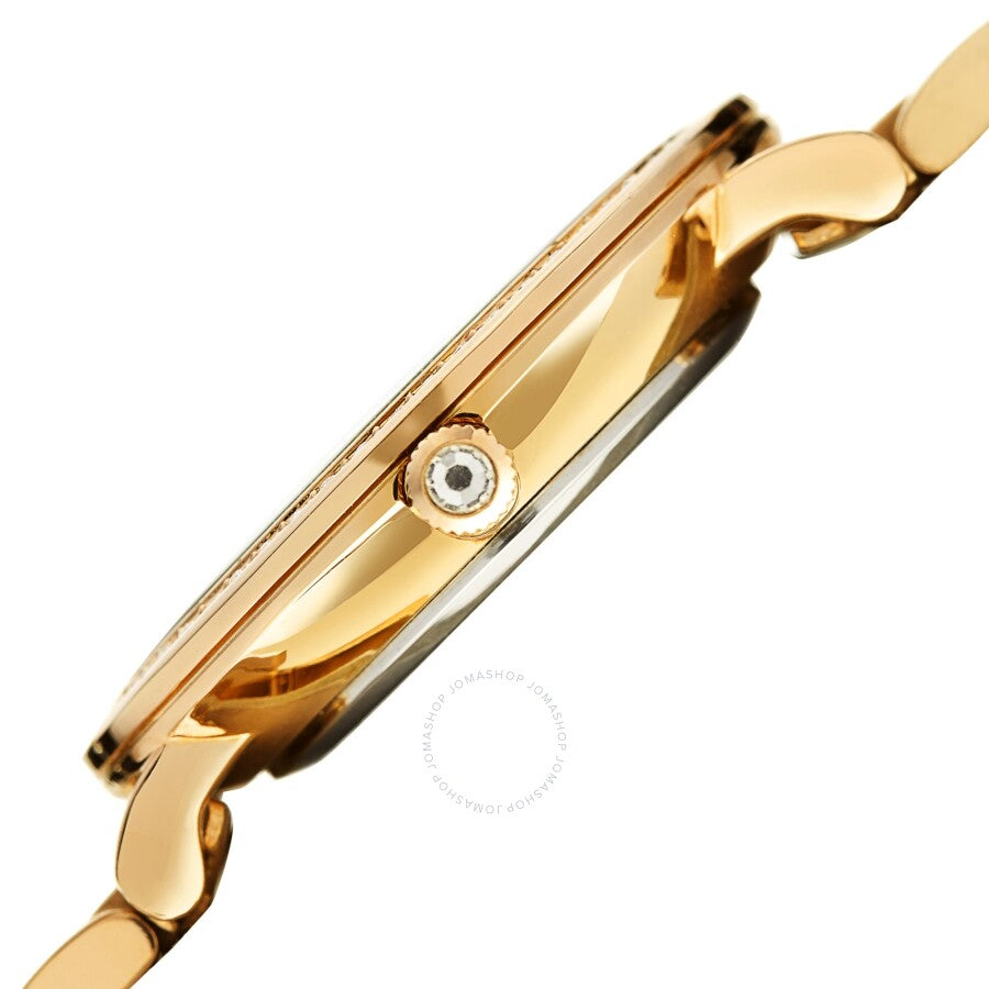 Akribos XXIV Quartz Crystal White Dial Ladies Watch AK1036YG - Dawson Watches #3