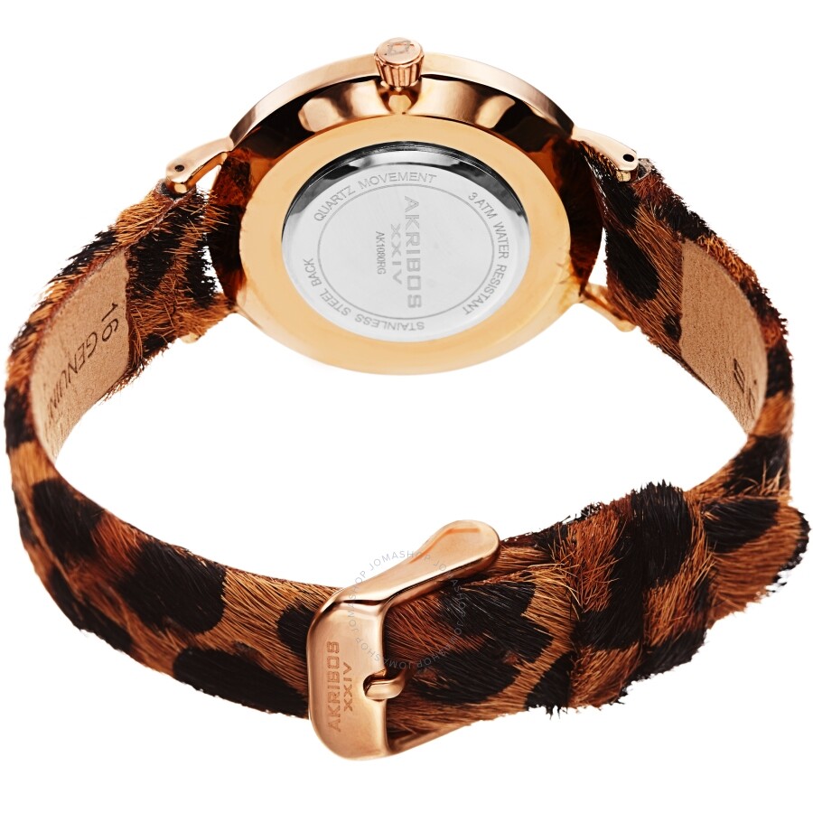 Akribos XXIV Quartz White Dial Ladies Watch AK1080RG - Dawson Watches #4