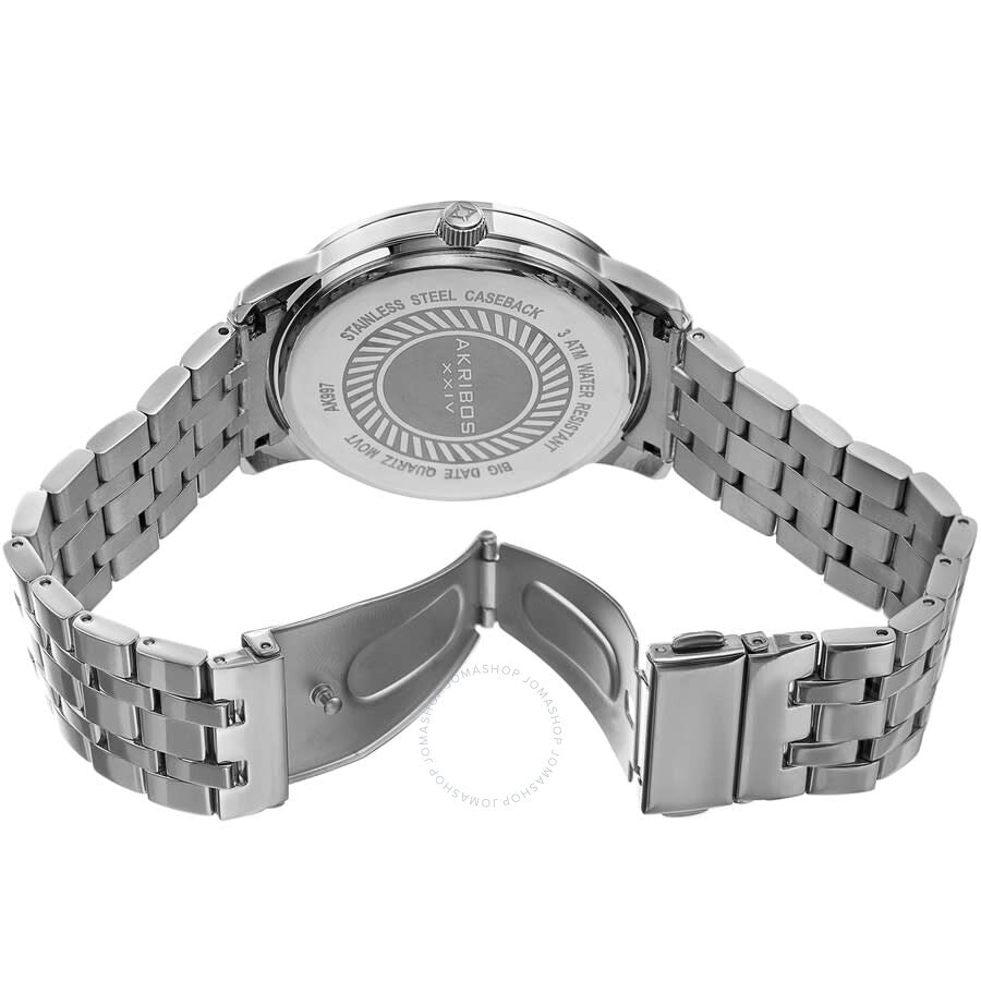 Akribos XXIV Womens Casual Quartz Blue Dial Men's Watch P50185 - Dawson Watches #4